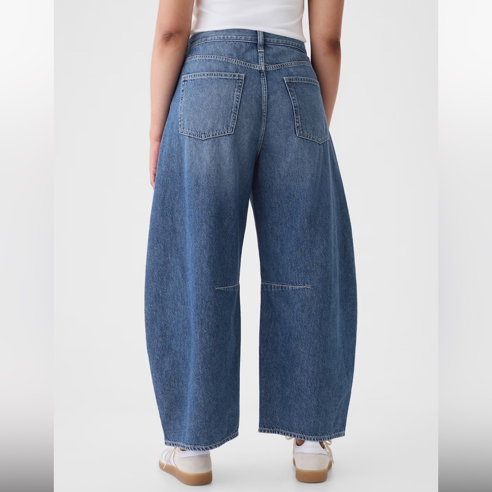 NWT GAP High Rise Horseshoe Jeans in Dark Blue Indigo Denim - 28/6 R - Picture 6 of 10